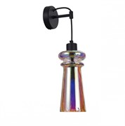 Odeon Light 4967/1W MODERN ODL23 301 матов.черный/разноцветный/металл/стекло Бра E14 1*40W PASTI 4967/1W Odeon Light 4967/1W MODERN ODL23 301 матов.черный/разноцветный/металл/стекло Бра E14 1*40W PASTI 4967/1W
