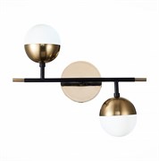 ST LUCE SL1507.421.02 Бра Черный/Белый, Золотистый G9 2*5W SL1507.421.02 ST LUCE SL1507.421.02 Бра Черный/Белый, Золотистый G9 2*5W SL1507.421.02