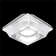 Gauss Светильник Glass Gu5.3 1/30 кристалл/хром CR053
