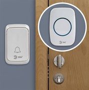 ЭРА Звонок дверной C89 беспроводной, от сети, белый, 36 мелодий Б0054090