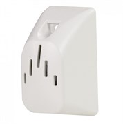 Zamel Звонок BUZZER", проводной, эл.-механич., 110-220 В, белый, 70 дБ" DNS-255