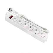 EKF PROxima Сетевой фильтр 6*3м 16А/3,2кВт с выкл. c/з ПВС 3х1,0 Блокбастер XL UFA16-310-6-03