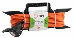 ЭРА UFx-1-2x1.0-20m-IP44 Удлинитель силовой на рамке б/з 1 гн 20м ПВС 2х1 Б0043040