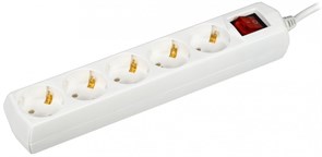 IEK GENERICA Удлинитель У05В 5 мест 2P+PE/5м 3х1мм2 10А/250В WYP10-10-05-05-ZK-G