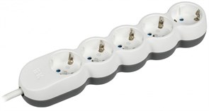 IEK UNO Удлинитель У05 5 мест 2P+PE/1,5м 3х1,5мм2 16А/250В UNO WYP53-16-05-D15-Z