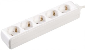 IEK Удлинитель У05 5 мест 2Р+PЕ/3метра 3х1мм2 16А/250В WYP10-16-05-03-Z-N