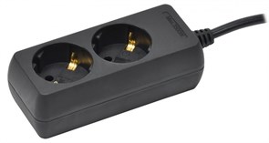 IEK Удлинитель У02 2 места с/з 3м 3х1мм2 16А 250В чер. WYP10-16-02-03-Z-K02