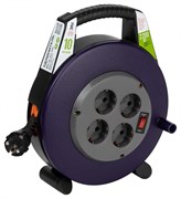 ЭРА Удлинитель силовой BPx-4e-3x1-10m в закрытом корпусе с заземлением с выключателем 4 розетки 10м ПВС 3x1мм2 10А Б0052927