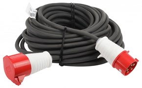 ЭРА Удлинитель силовой ЭРА IND380-U-1e-5x4-10m-IP44 на 380В в бухте 1 розетка CEE 5P 10м КГ 5х4 32A IP44 Б0057297