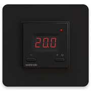 Welrok vt bk Терморегулятор цифровой с индикацией температуры 16 А, 
3000 ВА,
0…35  °С 4660251140588