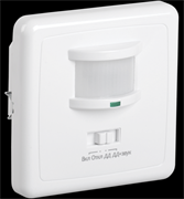 IEK Датчик движения ДД 035 белый, макс. нагрузка 500Вт, угол обзора 140град., дальность 12м, IP20 LDD12-035-500-001