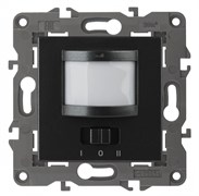 ЭРА 14-4103-05 Elegance антрацит датчик движения 2-проводной, 180-240В, 200Вт Б0034356