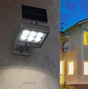 ЭРА ERAFS048-08 Прожектор с датчиком движения, на солнечной батарее, 6LED, 150 lm Б0044248