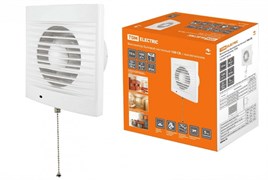 TDM Вентилятор бытовой настенный 100 СВ, с выключателем, SQ1807-0016