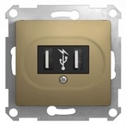 GLOSSA USB РОЗЕТКА, ТИТАН