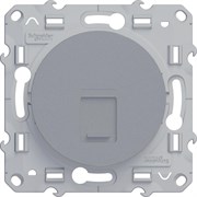 Odace Алюминий Розетка компьютерная RJ45 кат.5Е UTP infraplus Odace Алюминий Розетка компьютерная RJ45 кат.5Е UTP infraplus