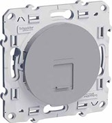 Odace Алюминий Розетка компьютерная RJ45 кат.6Е UTP infraplus