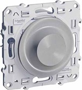 Odace Алюминий Светорегулятор поворотный 40-600Вт Odace Алюминий Светорегулятор поворотный 40-600Вт