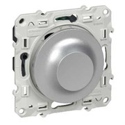 Odace Алюминий Светорегулятор поворотный 9-100Вт Odace Алюминий Светорегулятор поворотный 9-100Вт
