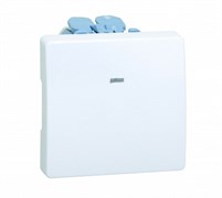 Simon 27 Мех Белый Выключатель проходной с 3-х мест с подсветкой, 10АХ 250 V
