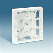 Simon 27 Коробка монтажная для рамки арт.27723-35, (3 ряда), накладной монтаж