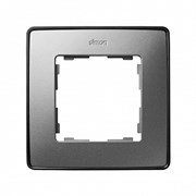 Simon 82 Detail Холодный алюминий, основание графит Рамка 1-ая