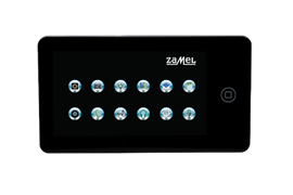 Zamel Домофон с монитором 7 LCD, черный (VP-709B)