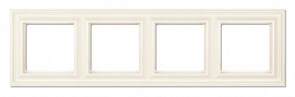 JUNG EcoProfi DECO Бежевая Рамка 4-ая EPD484