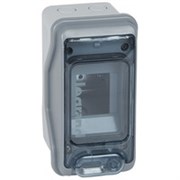 Шкаф распределительный, накладной 1 ряд 2 модуля IP65. Цвет Серый. Legrand Plexo? (Плексо?). 001902 Шкаф распределительный, накладной 1 ряд 2 модуля IP65. Цвет Серый. Legrand Plexo? (Плексо?). 001902