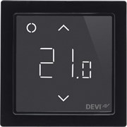 Devi Smart Черный Терморегулятор интеллектуальный с Wi-Fi, 16А (140F1143)