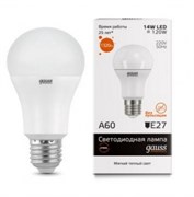 Лампа Gauss LED Elementary A60 20W E27 3000K 1/10/40