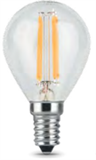 Лампа Gauss LED Filament Globe E14 5W 4100K 1/10/50