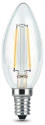 Gauss Лампа Filament Свеча 5W 450lm 4100К Е14 LED 103801205 Gauss Лампа Filament Свеча 5W 450lm 4100К Е14 LED 103801205
