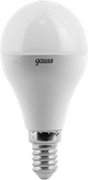 Gauss Лампа Шар 6.5W 520lm 3000K E14 LED 105101107 Gauss Лампа Шар 6.5W 520lm 3000K E14 LED 105101107