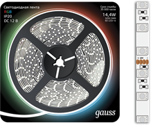 Лента LED 5050/60-SMD 14.4W 12V DC RGB (блистер 5м)