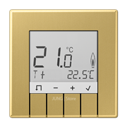 Терморегулятор теплого пола, электронный,  Латунь Classic (металл)