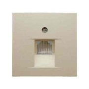 Розетка компьютерная одинарная RJ45 5-й кат., кремовый 14078982 + EPUAE8UPOK5