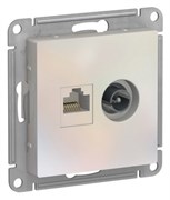 Розетка двойная ТВ|компьютерная RJ-45 кат. 5е ATN000489 Schneider Electric