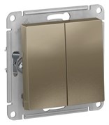 Выключатель двухклавишный проходной ATN000565 Schneider Electric