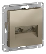 Розетка компьютерная двойная RJ-45 кат. 5е ATN000585 Schneider Electric