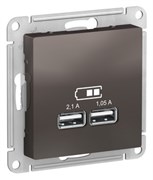 Розетка 220 с USB 1 портом 5B|2100 мА ATN000633 Schneider Electric