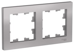 Рамка 2 местная алюминиевая ATN000302 Schneider Electric