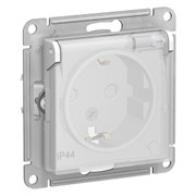 Розетка с крышкой и шторками влагозащитная 16А IP44 ATN440146 Schneider Electric