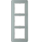 Рамка 3 местная стекло белое 10136079 Berker Q7
