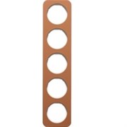 Рамка 5 местная кожа 10152369 Berker R1