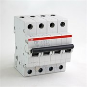 Автоmaтический выключатель ABB 4 полюсный SH204 C0,5А хар С 6кА 2CDS214001R0984