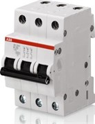 Автоmaтический выключатель ABB 3 полюсный SH203L C25А хар С 4,5кА 2CDS243001R0254