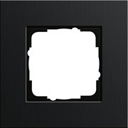 Рамка 1-пост, Gira Esprit Алюминий черного цвета 0211126