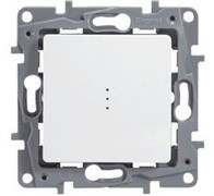 Legrand Etika белый выключатель 1-клавишный с подсветкой, 10А, Винтовые клеммы 672203 Legrand Etika белый выключатель 1-клавишный с подсветкой, 10А, Винтовые клеммы 672203