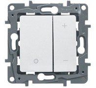 Legrand Etika белый светорегулятор нажимной, 400Вт 672218 Legrand Etika белый светорегулятор нажимной, 400Вт 672218